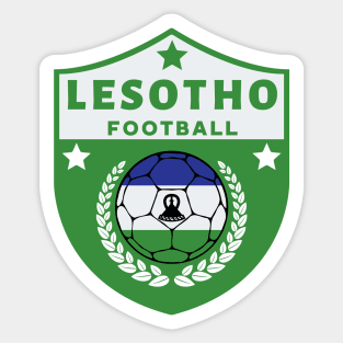 Lesotho Football Sticker